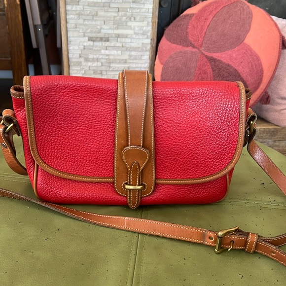 Dooney & Bourke Handbags - Red Vintage Dooney & Bourke Crossbody
